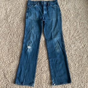 Mens Wrangler Cowboy Cut Slim Fit Jeans